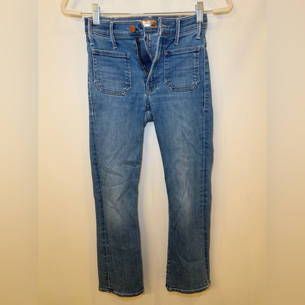 MOTHER Women's Blue Denim Jeans